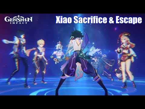 Genshin impact - Xiao Sacrifice & Chasm Escape