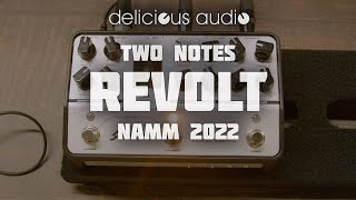 Video thumbnail for Two Notes - Revolt Guitar Preamp at NAMM 2022 by Delicious Audio