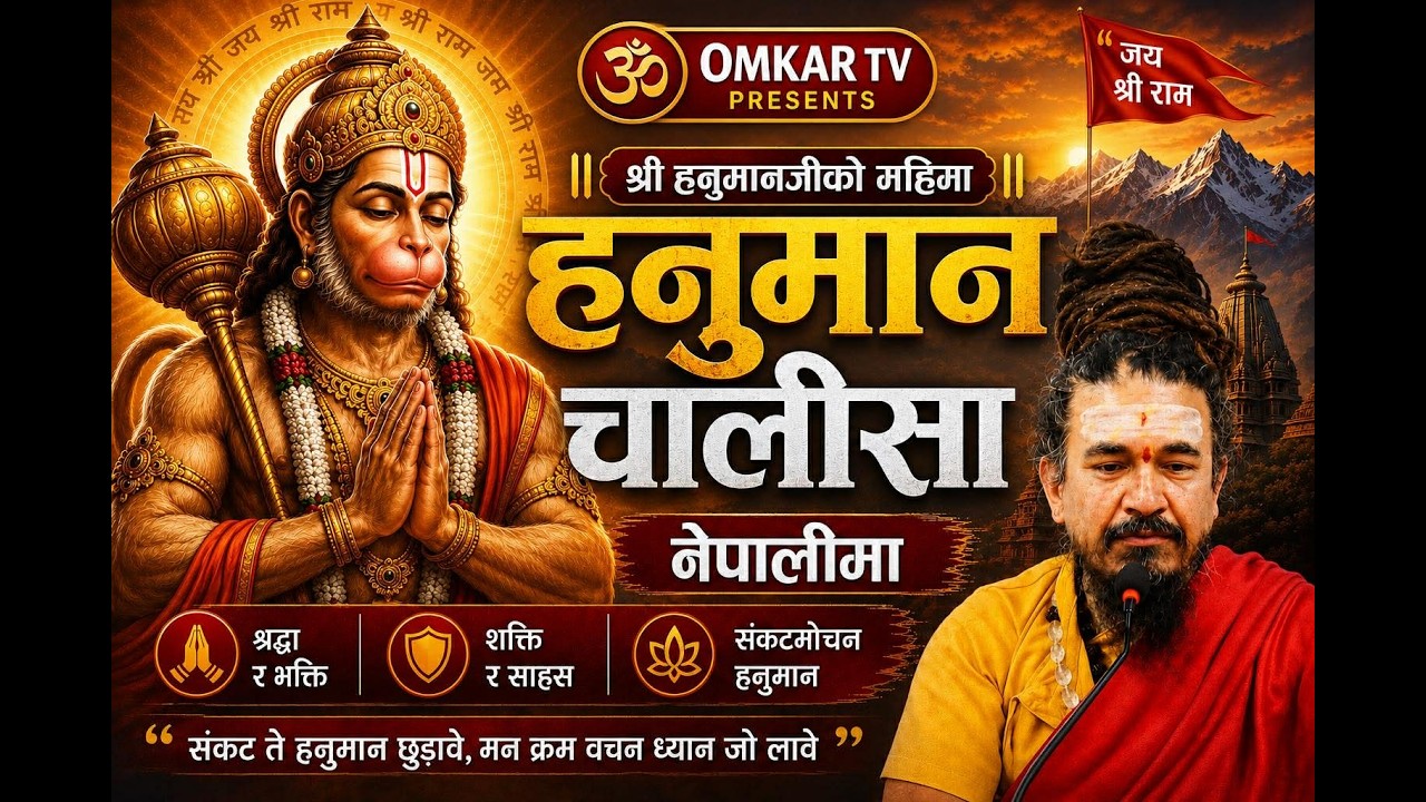 हनुमान भक्तका लागि मंगलबार विशेष : श्री हनुमान चालीसा | OMKAR TV