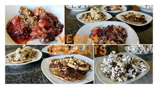 VEGAN DESSERT IDEAS!! | Creative &amp; Simple Recipes!