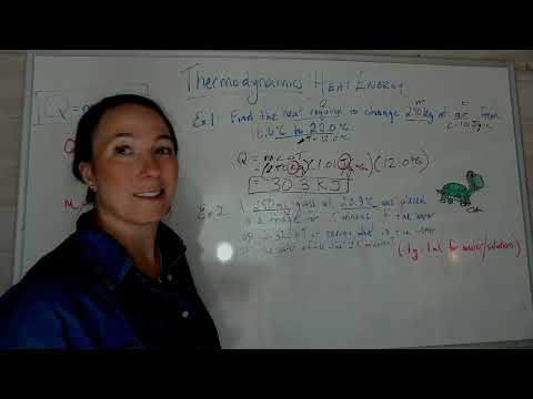 Q=mcdT - And all the theory that goes with it.