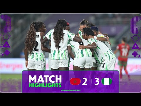 Morocco 2-3 Nigeria Match Highlights l TotalEnergies WAFCON 2024 l Final Game
