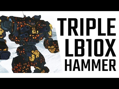 Triple LB 10-X Warhammer Black Widow Build - Mechwarrior Online The Daily Dose #393