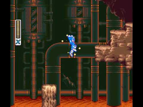 Rockman X2 Sample - Agile/Flame Stagger stage