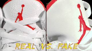 Real vs Fake Air Jordan III