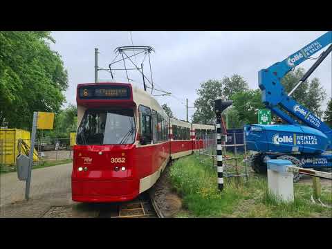 HTM tramlijn 6 Leidschendam Noord - Den Haag Leyenburg v.v. | BN GTL8 3052 | 2021