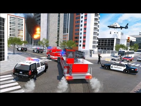 🚨 Real Fire Rescue 2025 – Firefighter Truck Simulator 3D Android gameplay