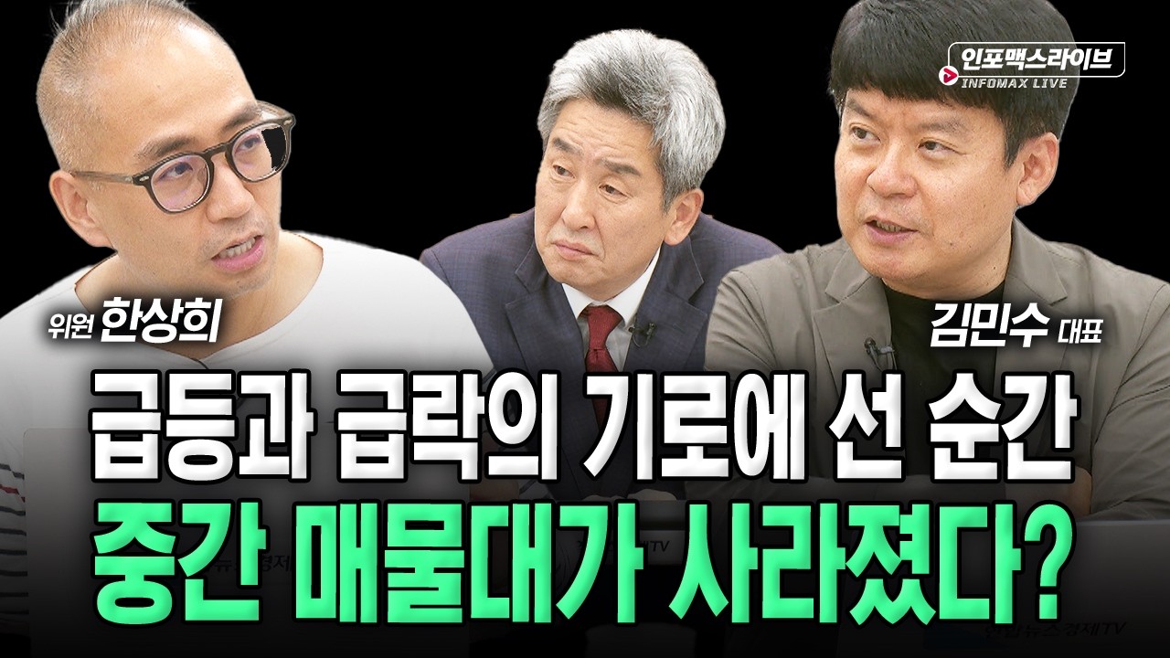 코스피 5거래일 연속 상승...이젠 방향 정해졌나 (김민수, 한상희, 이진우)  인포맥스라이브 2026년 8월 14일 