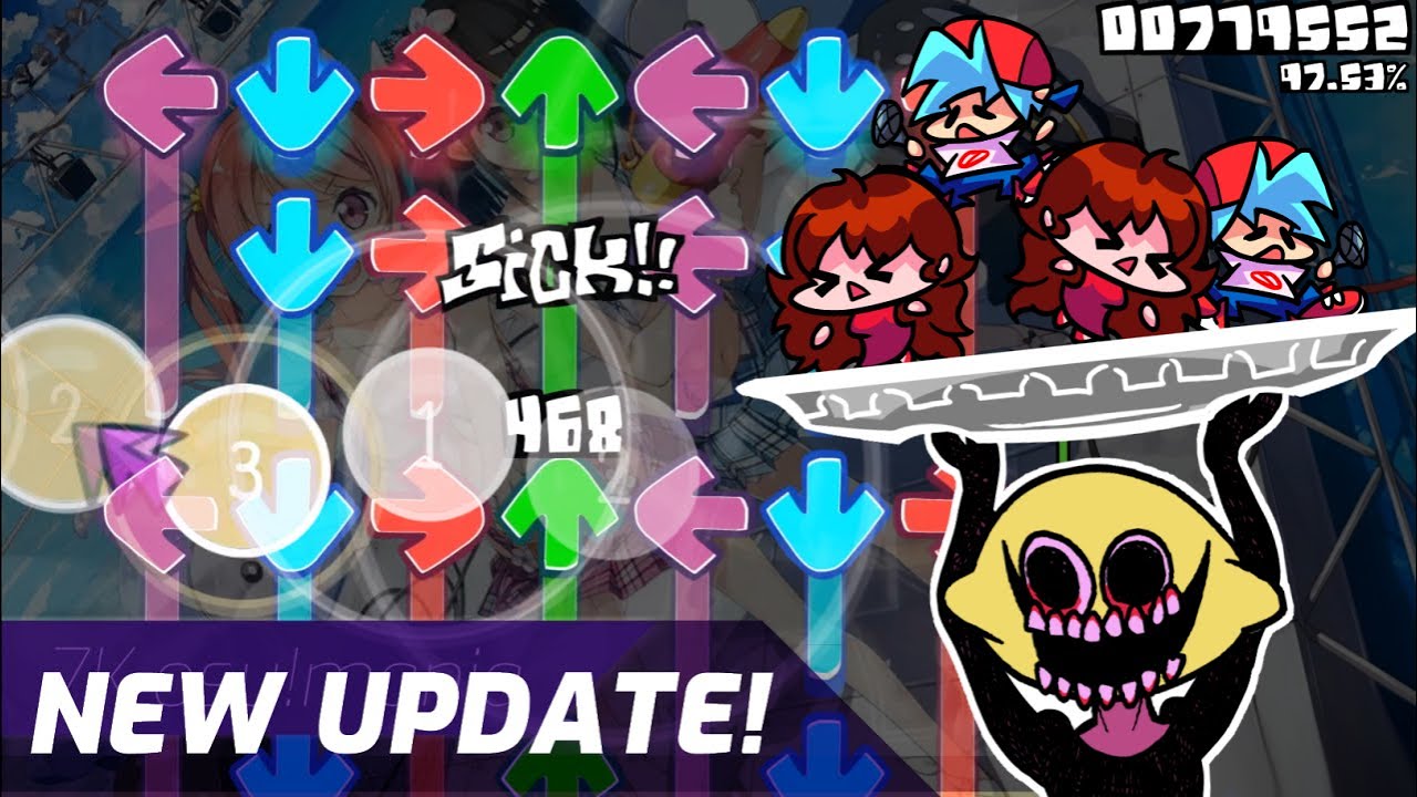 I made a Friday Night Funkin' skin for osu! [Standard/Mania/CtB]