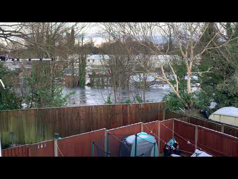Northwich Cheshire Floods Still Rising. 21/01/2021#northwich #floods