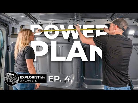 Planning the Electrical System in our Ford Transit DIY Camper Van