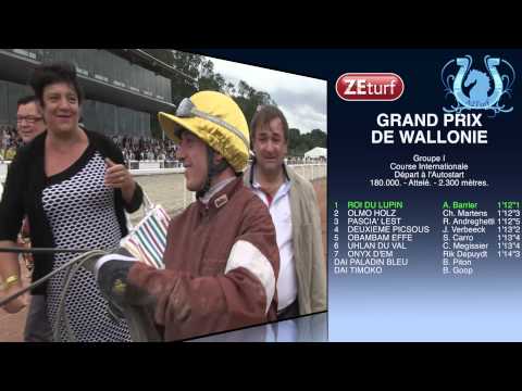 ROI DU LUPIN s'est bien frotté les mains : Retour sur le GP de Wallonie - A2TURF.COM