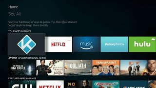 How to Open Kodi on Amazon Fire TV Device - Fire OS 5.2.4.0