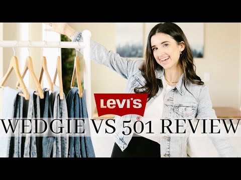 WATCH THIS BEFORE BUYING LEVIS! Levis Wedgie Vs 501 Review! LEVIS JEANS ON A *PETITE BODY TYPE*