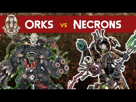 Orks Vs Necrons - Warhammer 40K 9th Edition Battle Report