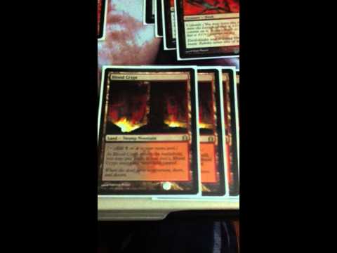 mtg mono red minotaur standard deck