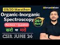 ऑर्गेनिक और इनऑर्गेनिक स्पेक्ट्रोस्कोपी का संपूर्ण रिवीजन (NMR, IR, UV, ESR, Mass)