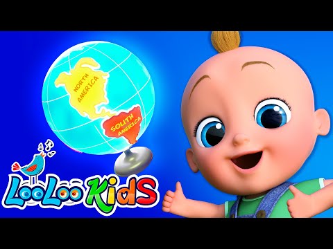 Seven Continents - S3EP97 Kindergarten Fun Highlights Compilation - LooLoo Kids Songs for Kids