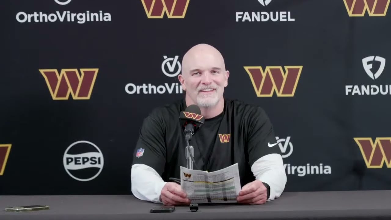 HC Dan Quinn Speaks to the Media Before Practice | Washington Commanders