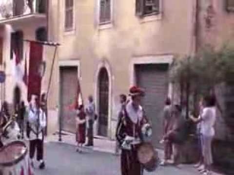 CORTEO STORICO PER LE VIE DELLA CITTA'.PALLIO DELLA CARRIERA carpineto romano 25/08/2013