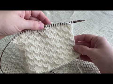Star stitch knitting tutorial