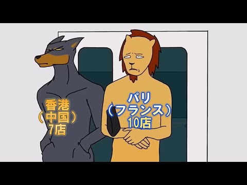 【格付けミーム】3つ星レストランの多い都市 #ワイズデータ
