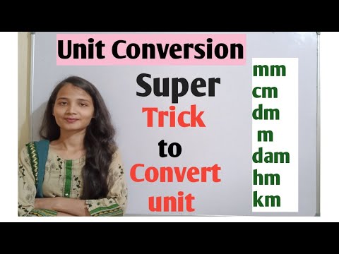 How to convert unit || mm,cm,dm,m,dam,hm,km|| unit conversion