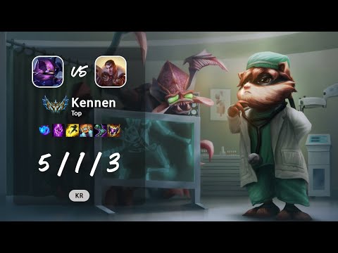Kennen Top vs Jayce - KR Challenger Patch 13.9