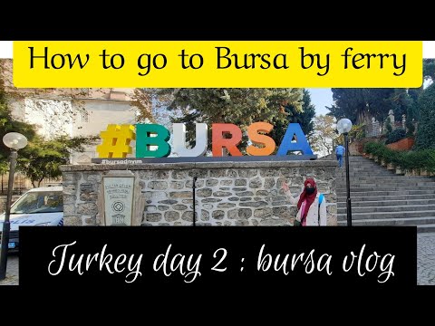 Turkey day 2 Istanbul to bursa by ferry | CHEAPEST & QUICKEST WAY | Turkey Old Ottoman Capital#bursa