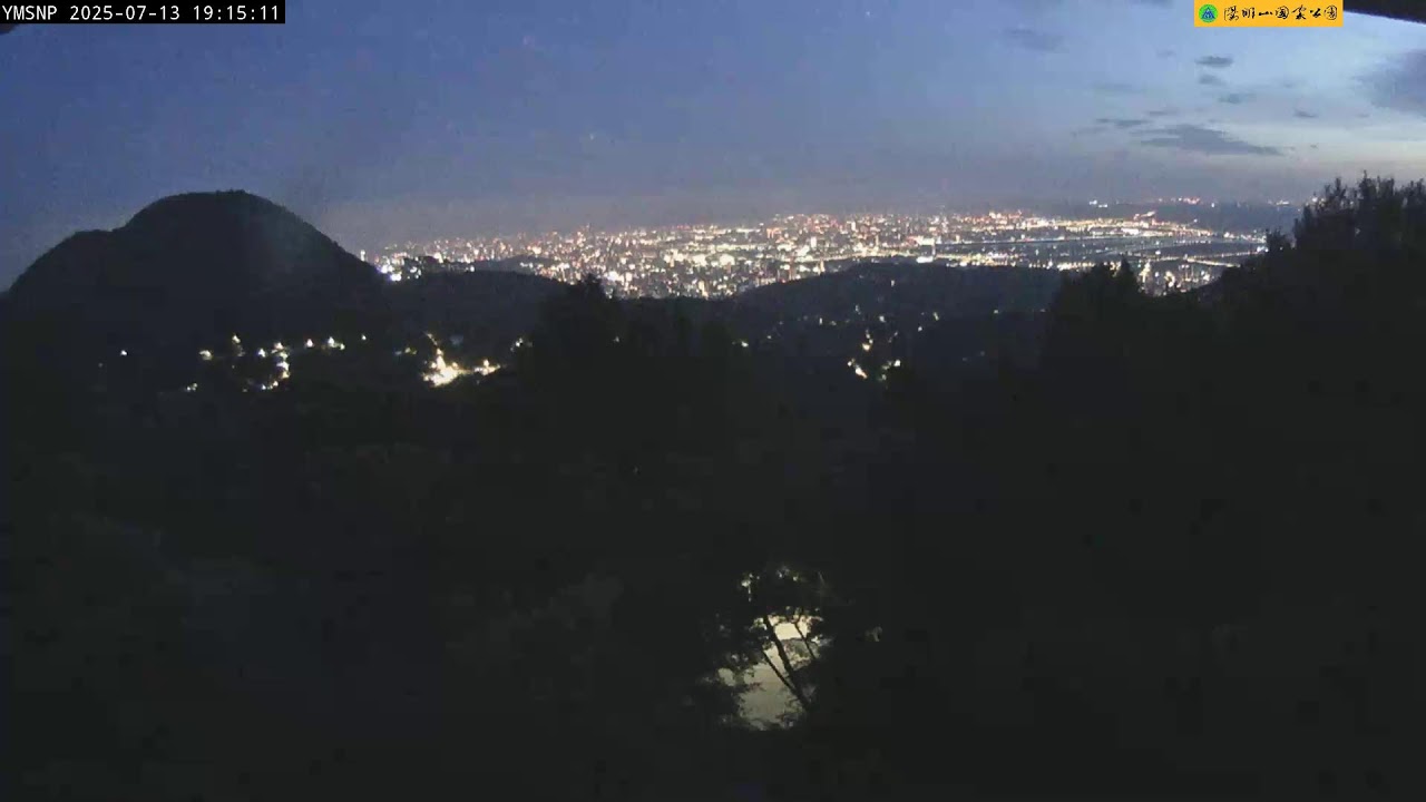 陽明書屋遠眺台北盆地