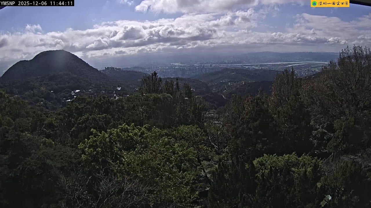 陽明書屋遠眺台北盆地