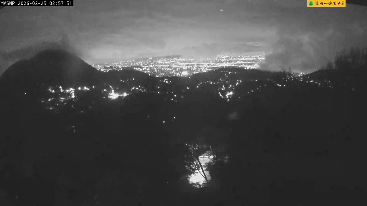 陽明書屋遠眺台北盆地