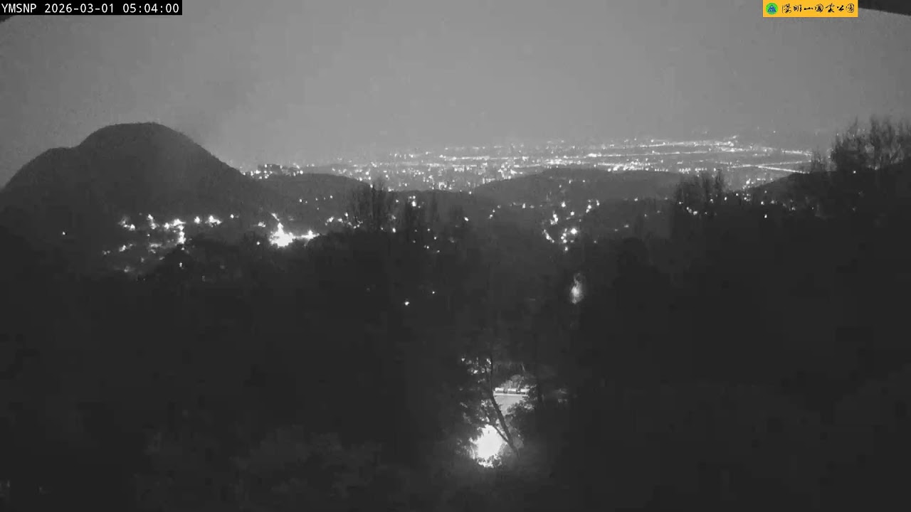 陽明書屋遠眺台北盆地