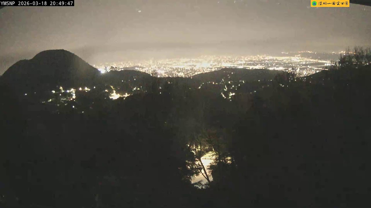 陽明書屋遠眺台北盆地