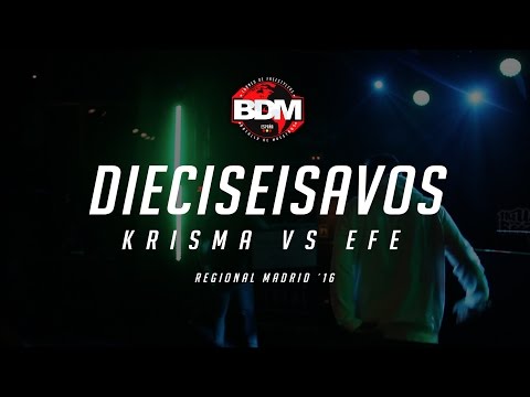 KRISMA vs EFE DIECISEISAVOS BDM MADRID 2016