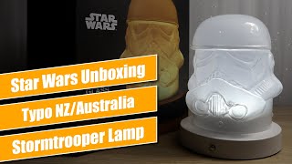Star Wars Stormtrooper Helmet Lamp (Typo Australia & New Zealand) - Star Wars Unboxing
