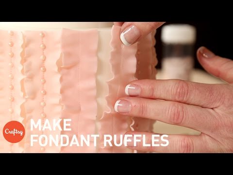 Fondant Ruffles on a Cake | Cake Decorating Tutorial with Jessica Harris