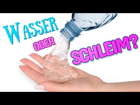 WOW! Unsichtbarer Schleim Ohne Kleber oder Borax  | Schleim-Experimente
