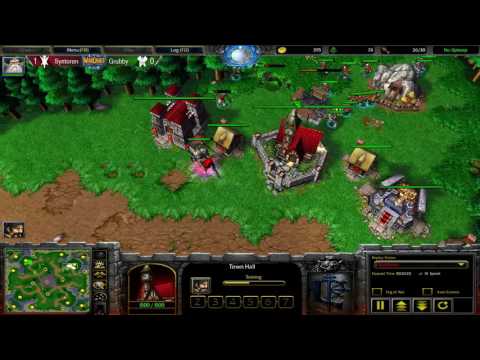 Warcraft III - Syntoren (H) vs Grubby (O) - Best of 5 - Game 2