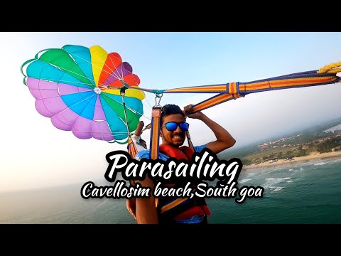 Parasailing in South Goa | Cavelossim Beach | Water sports in south goa | Beaches with water sports