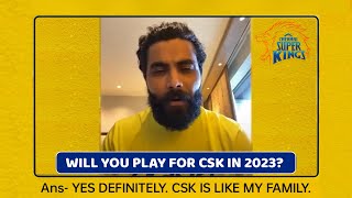 Good News For CSK Fans, Ravindra Jadeja Will Play For CSK in IPL 2023? | Chennai Super Kings