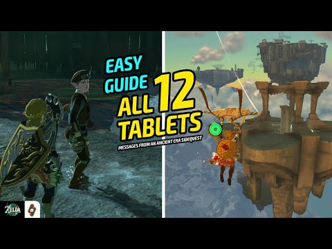 ALL Tablet Locations: Messages from an Ancient Era Side Quest | Zelda Tears of the Kingdom