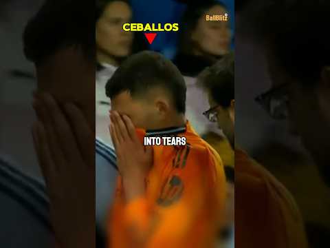 Ceballos's dream ended before even starting.💔😢