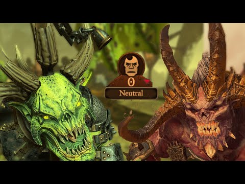 Khorsen Neutral Diplomacy Lines to Daemon Prince - Total War Warhammer 3
