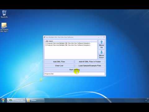 Join Multiple EML Files Into One Software