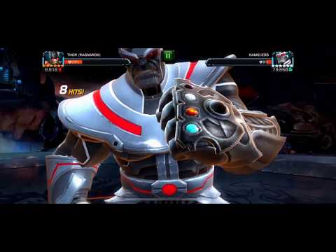 Defeating Uncollected Nameless Thanos No Revives | Marvel Contest Of Champions