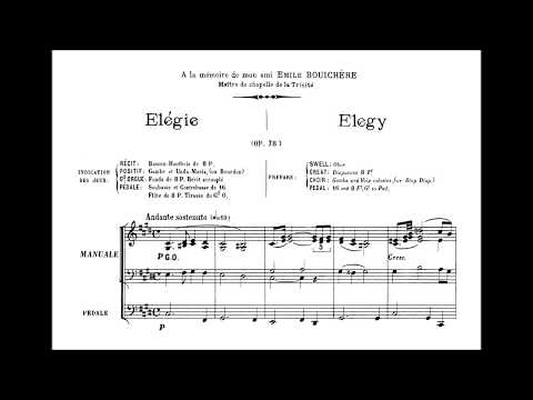 Guilmant: Élégie op. 90 Nr. 10