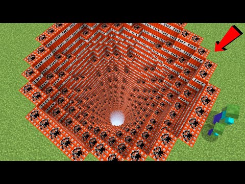 UZAY TNT SONSUZ ÇUKURUNU PATLATMAK 😱 - Minecraft