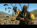 THE PERFECT MILITARY BASE HEIST IN GTA 5 Parachuting In Stealing Tanks Escaping Clean