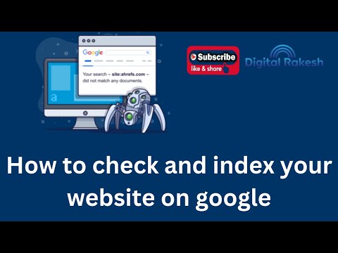 How to check and index your website on google  SEO Tutorial